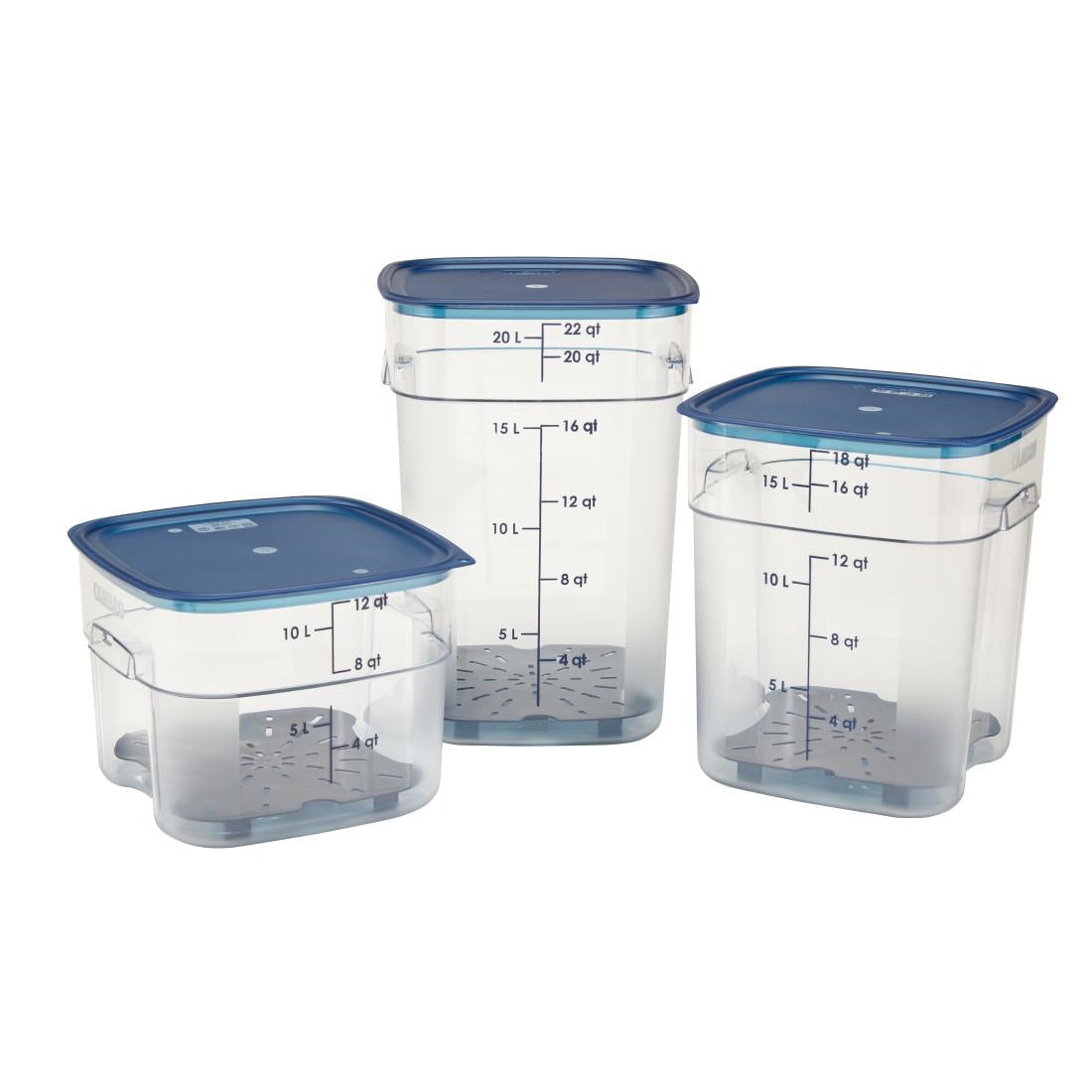 Cambro Drain Shelf for Fresh Pro Square Containers - Blue - 11.4, 17.2 & 20.8Ltr • PAS-CU149