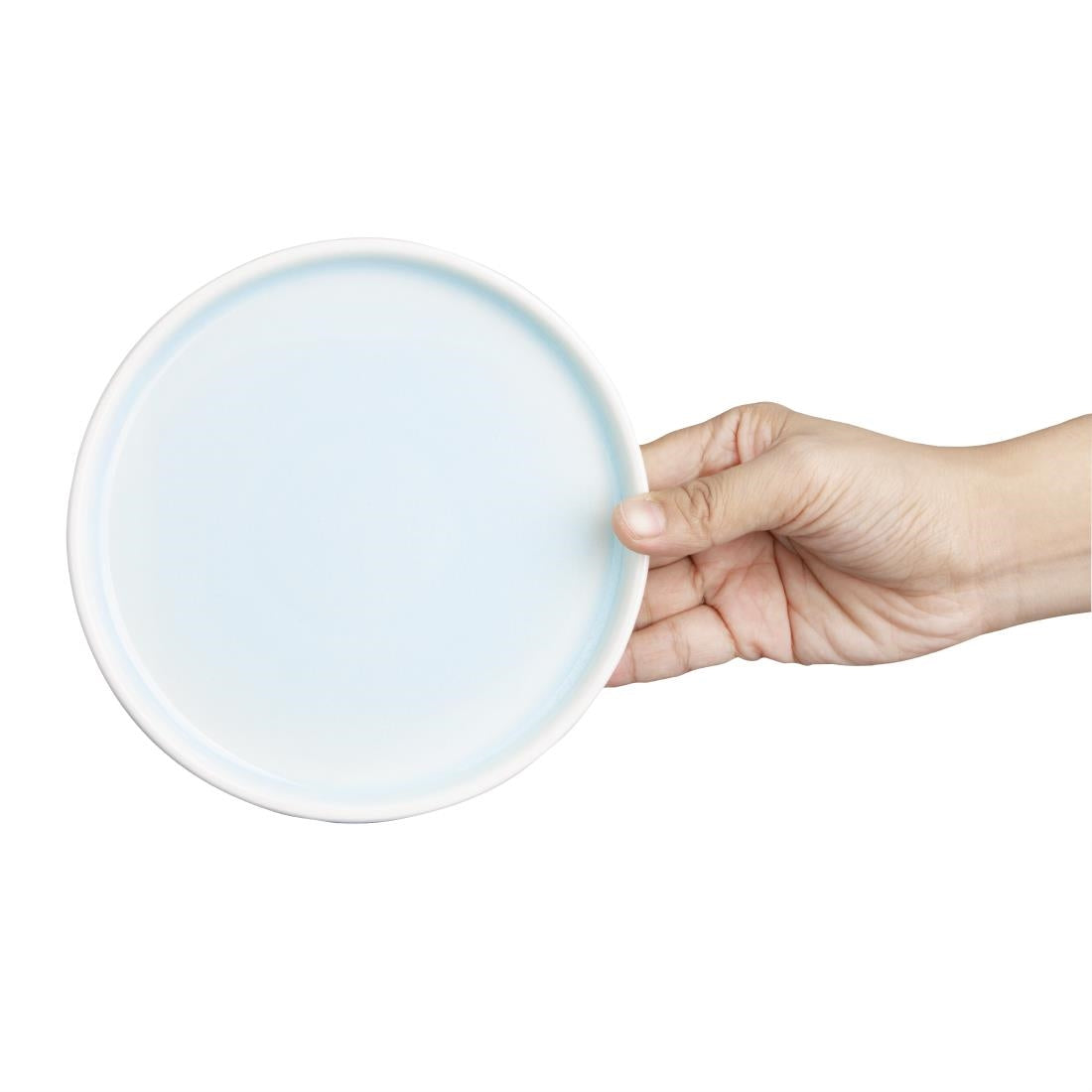 Olympia Fondant Plate Aqua - 152mm 6" (6 Pack) • PAS-CU171