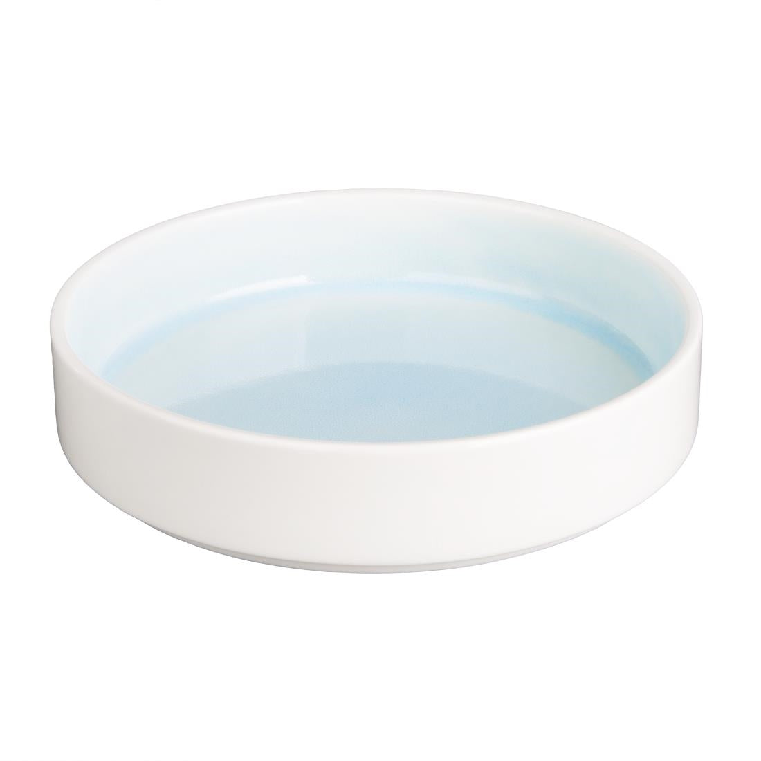 Olympia Fondant Bowl Aqua - 215mm (4 Pack) (Pack of 4) • PAS-CU174