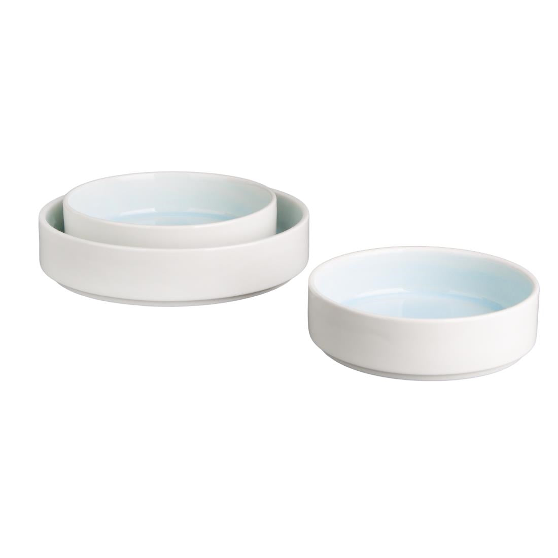 Olympia Fondant Bowl Aqua - 215mm (4 Pack) (Pack of 4) • PAS-CU174