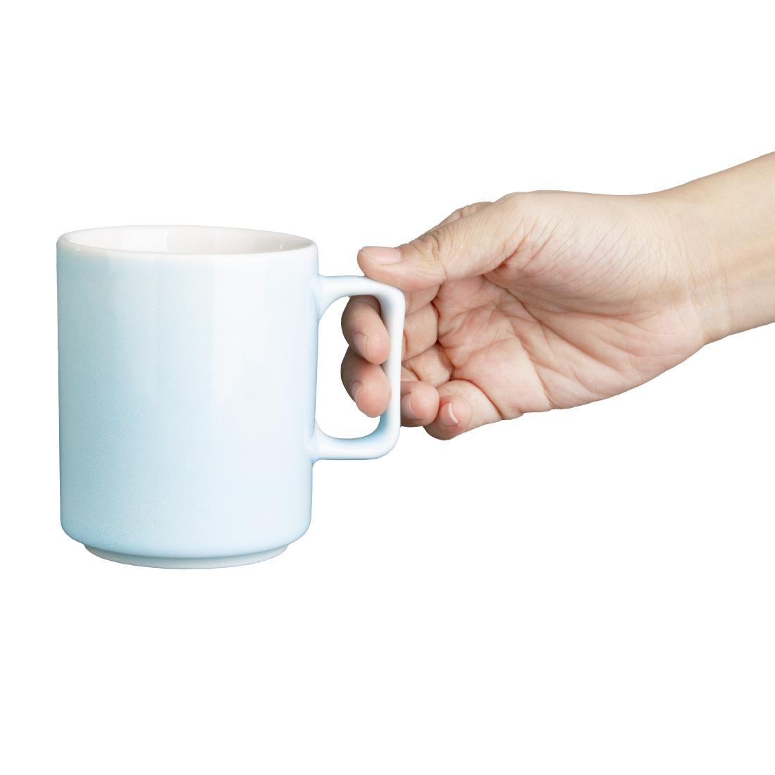 Olympia Fondant Mug Aqua - 340ml 11 1/2fl oz (6 Pack) • PAS-CU178