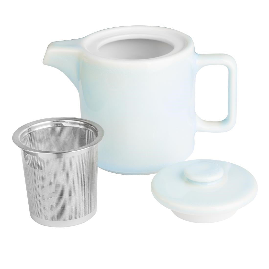 Olympia Fondant Tea Pot Aqua - 450ml (2 Pack) (Pack of 2) • PAS-CU181