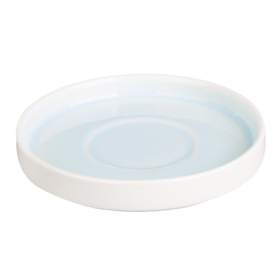Olympia Fondant Saucer Aqua - 135mm (6 Pack) (Pack of 6) • PAS-CU185