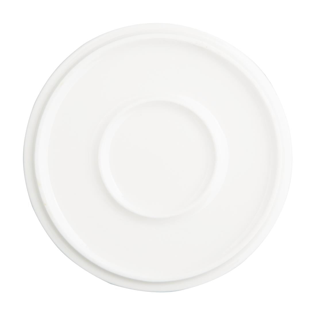 Olympia Fondant Saucer Aqua - 135mm (6 Pack) (Pack of 6) • PAS-CU185