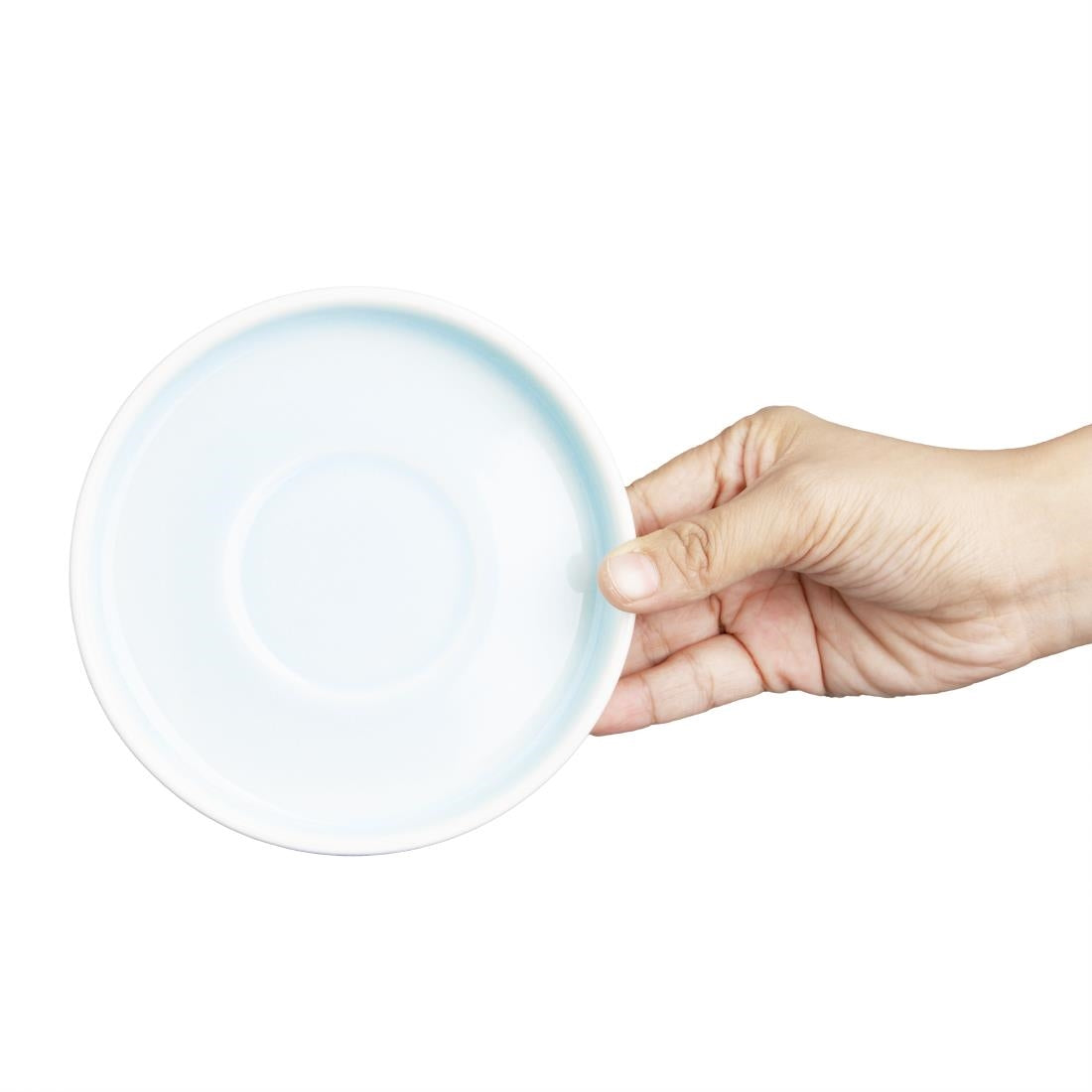 Olympia Fondant Saucer Aqua - 135mm (6 Pack) (Pack of 6) • PAS-CU185
