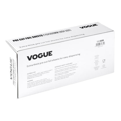 Vogue Aluminium Foil Sheets 270x300mm (500 Pack) (Pack Quantity: 500 sheets) • PAS-CU259