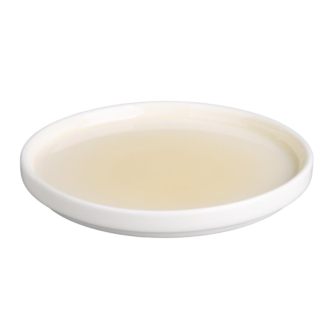 Olympia Fondant Plates Lemon 156mm (6 Pack) (Pack of 6) • PAS-CU411