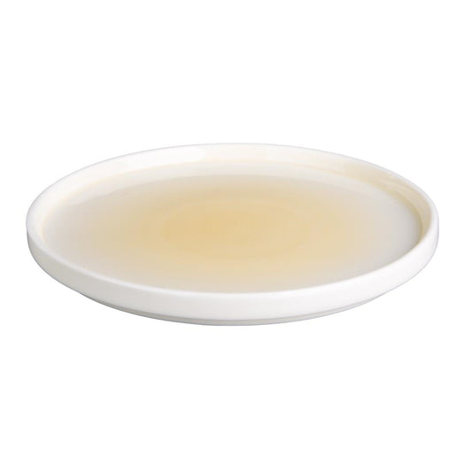 Olympia Fondant Plate Lemon - 215mm 8 1/2" (6 Pack) • PAS-CU415