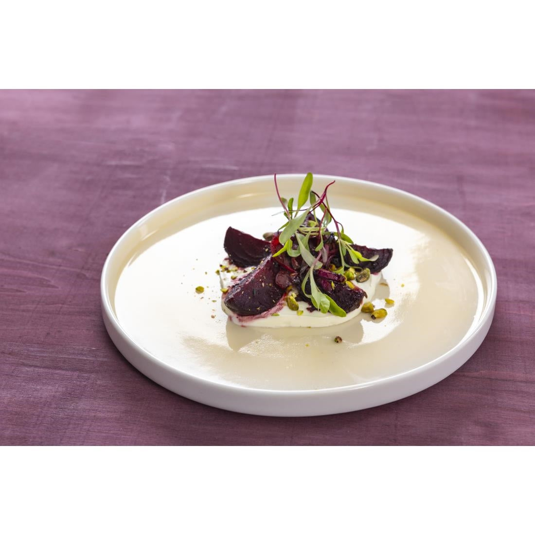 Olympia Fondant Plate Lemon - 270mm 10 2/3" (4 Pack) • PAS-CU416