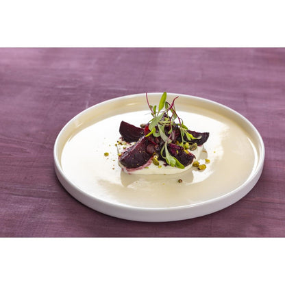 Olympia Fondant Plate Lemon - 270mm 10 2/3" (4 Pack) • PAS-CU416