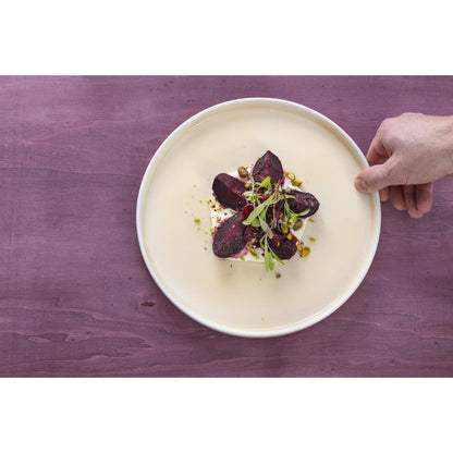 Olympia Fondant Plate Lemon - 270mm 10 2/3" (4 Pack) • PAS-CU416