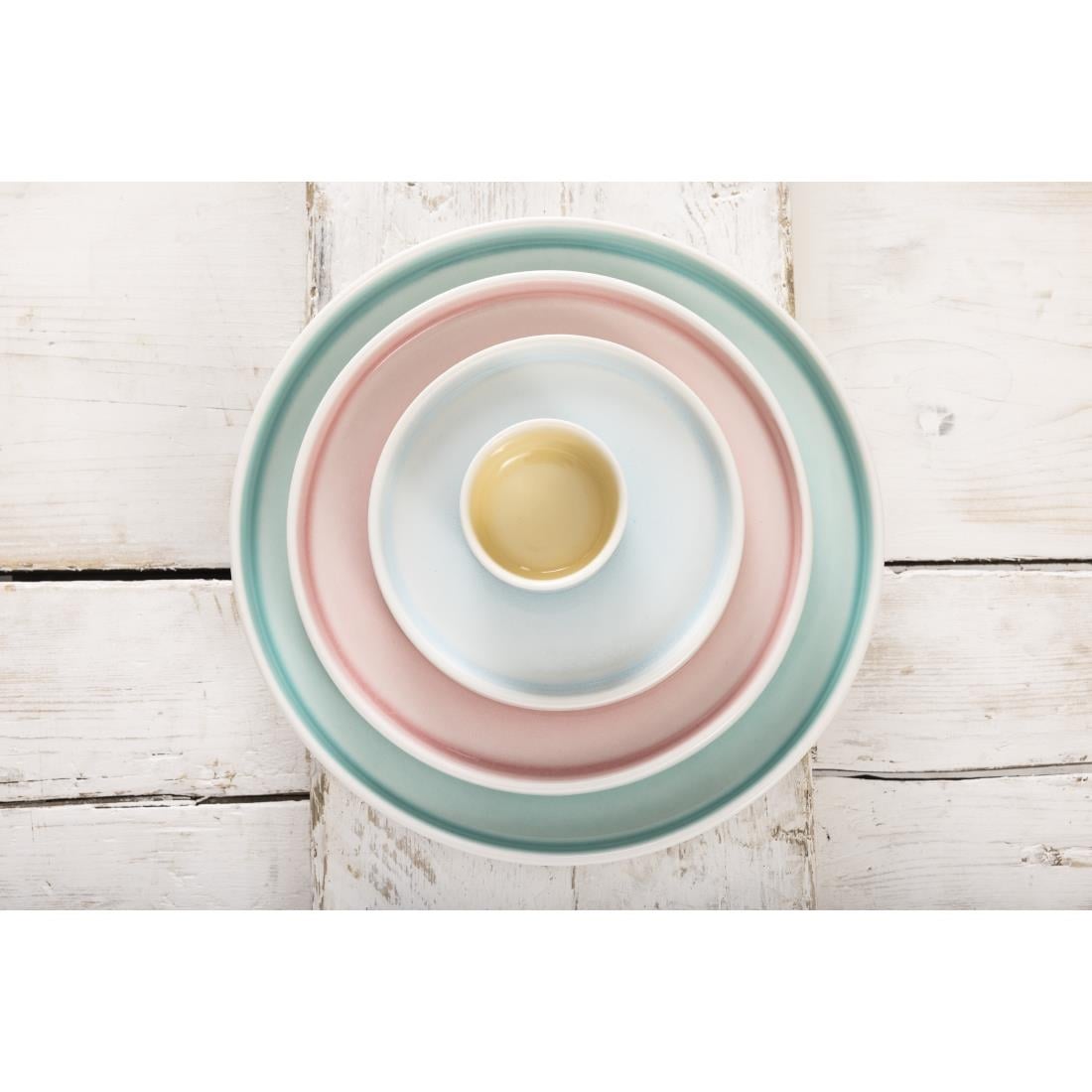 Olympia Fondant Plate Pink - 215mm 8 1/2" (6 Pack) • PAS-CU451