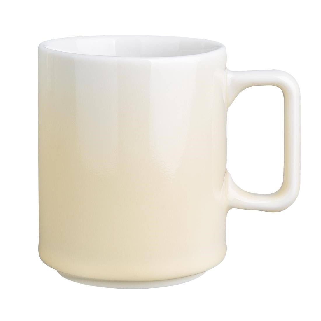 Olympia Fondant Mug Lemon - 340ml 11 1/2fl oz (6 Pack) (81(Ø)x97(H)mm. Pack Quantity: 6) • PAS-CU418