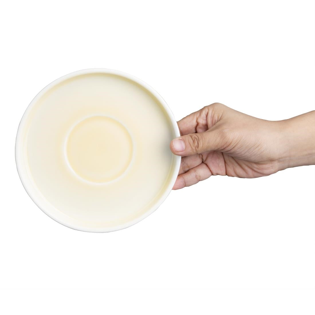 Olympia Fondant Saucers Lemon 155mm for CU426 (6 Pack) (155(Ø)x21(H)mm. Pack Quantity: 6) • PAS-CU427