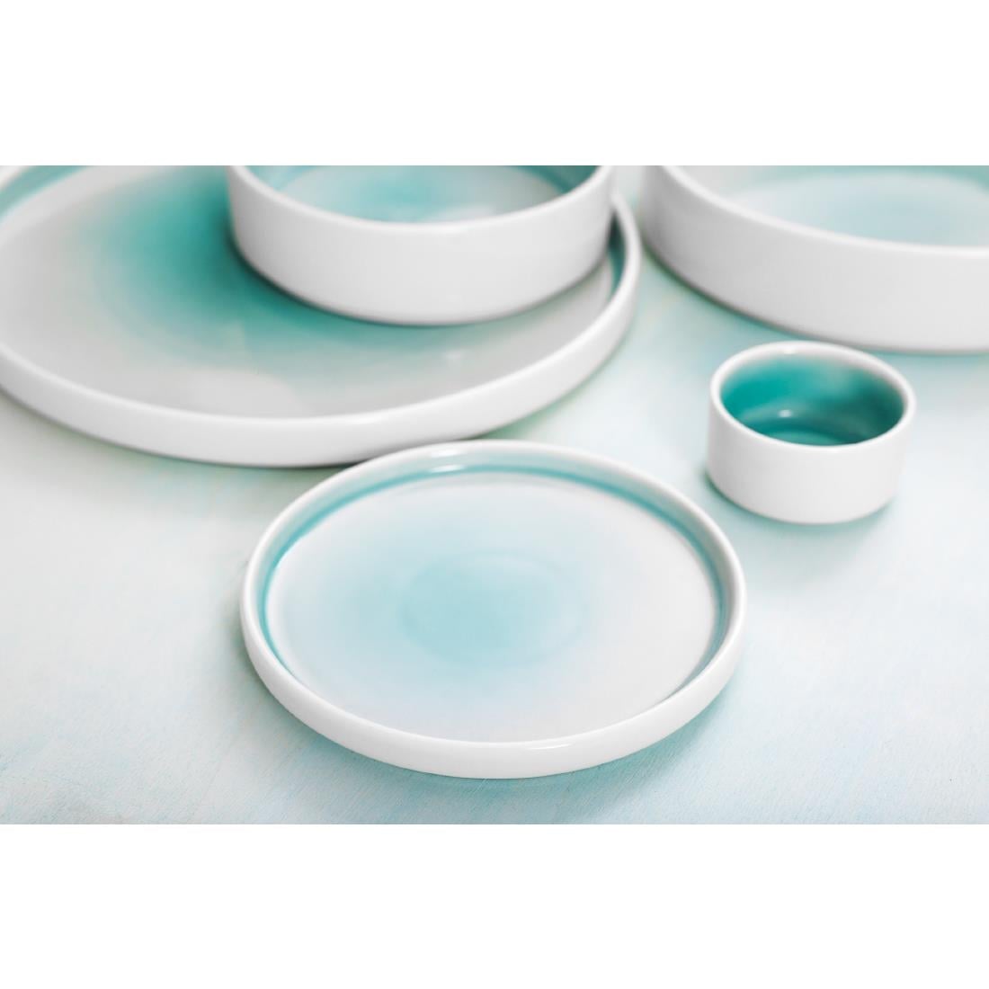 Olympia Fondant Plate Mint - 270mm 10 2/3" (4 Pack) • PAS-CU434