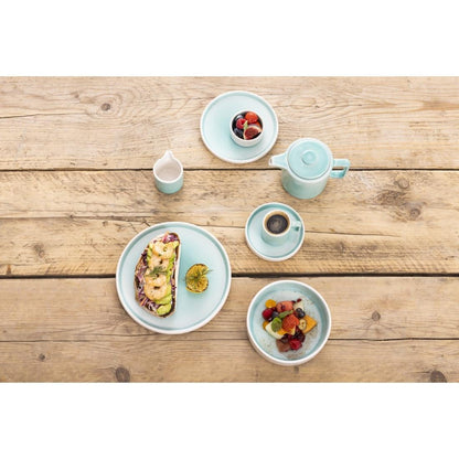 Olympia Fondant Tea Pot Mint - 450ml 15 1/5fl oz (2 Pack) (92(Ø)x110(H)mm. Pack Quantity: 2) • PAS-CU439