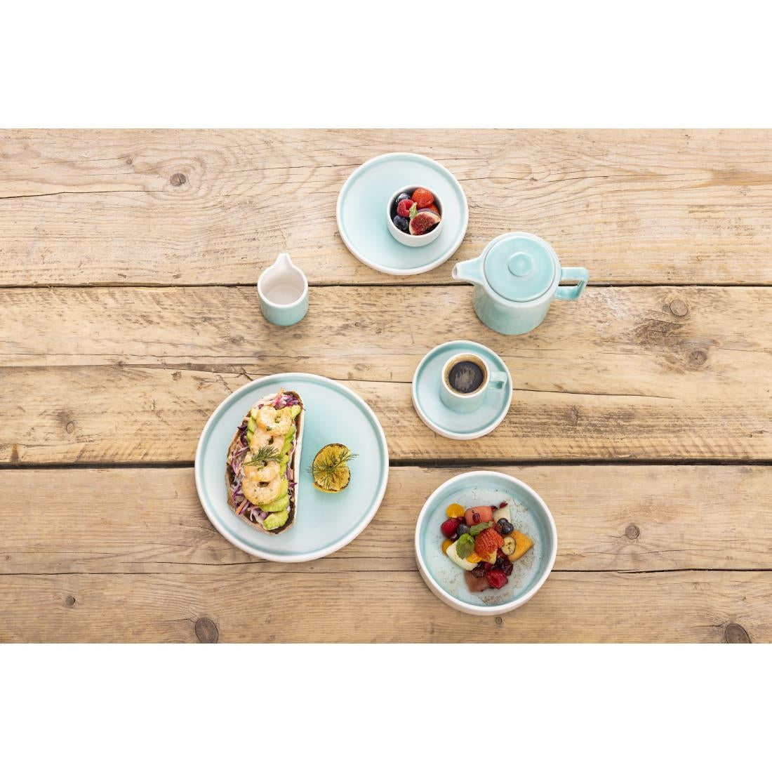 Olympia Fondant Saucer Mint - 115mm (6 Pack) (Pack of 6) • PAS-CU441