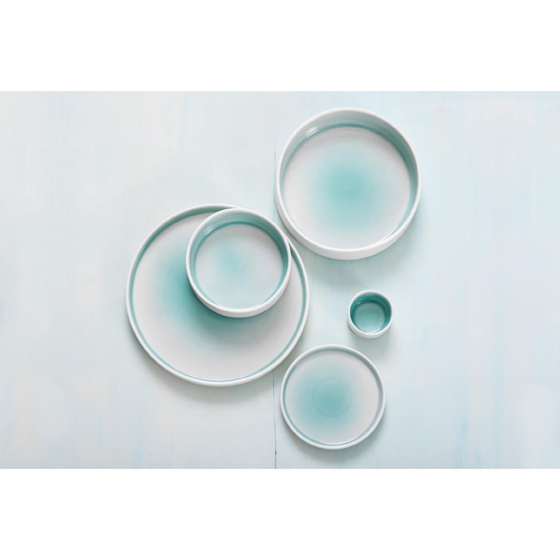 Olympia Fondant Plate Mint - 270mm 10 2/3" (4 Pack) • PAS-CU434