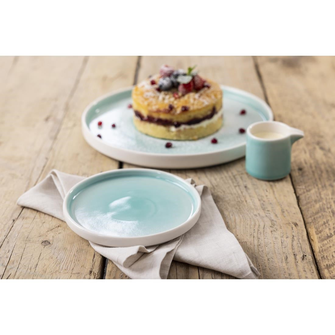Olympia Fondant Milk Jug Mint - 100ml 3 1/3fl oz (12 Pack) (55(Ø)x56(H)mm. Pack Quantity: 12) • PAS-CU438