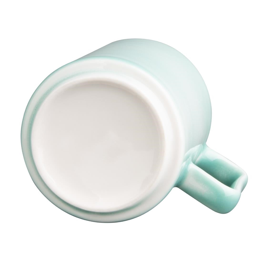 Olympia Fondant Mug Mint - 340ml 11 1/2fl oz (6 Pack) (81(Ø)x97(H)mm. Pack Quantity: 6) • PAS-CU436