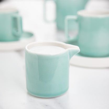 Olympia Fondant Milk Jug Mint - 100ml 3 1/3fl oz (12 Pack) (55(Ø)x56(H)mm. Pack Quantity: 12) • PAS-CU438