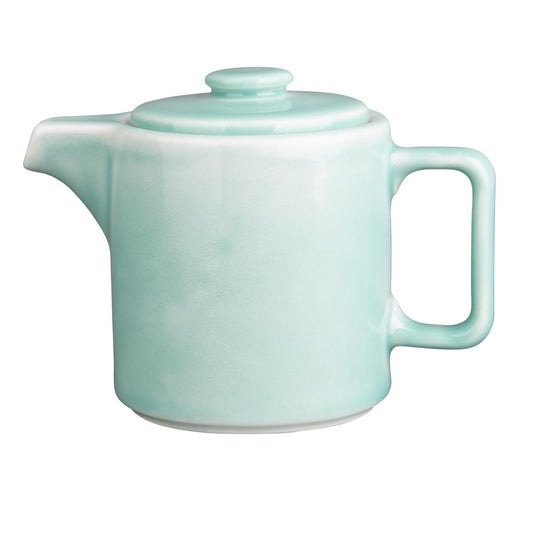 Olympia Fondant Tea Pot Mint - 450ml 15 1/5fl oz (2 Pack) (92(Ø)x110(H)mm. Pack Quantity: 2) • PAS-CU439