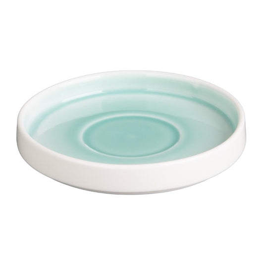 Olympia Fondant Saucers Mint 136mm for CU442 (6 Pack) (136(Ø)x21(H)mm. Pack Quantity: 6) • PAS-CU443
