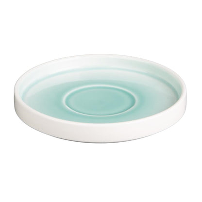 Olympia Fondant Saucers Mint 155mm for CU444 (6 Pack) (155(Ø)x21(H)mm. Pack Quantity: 6) • PAS-CU445