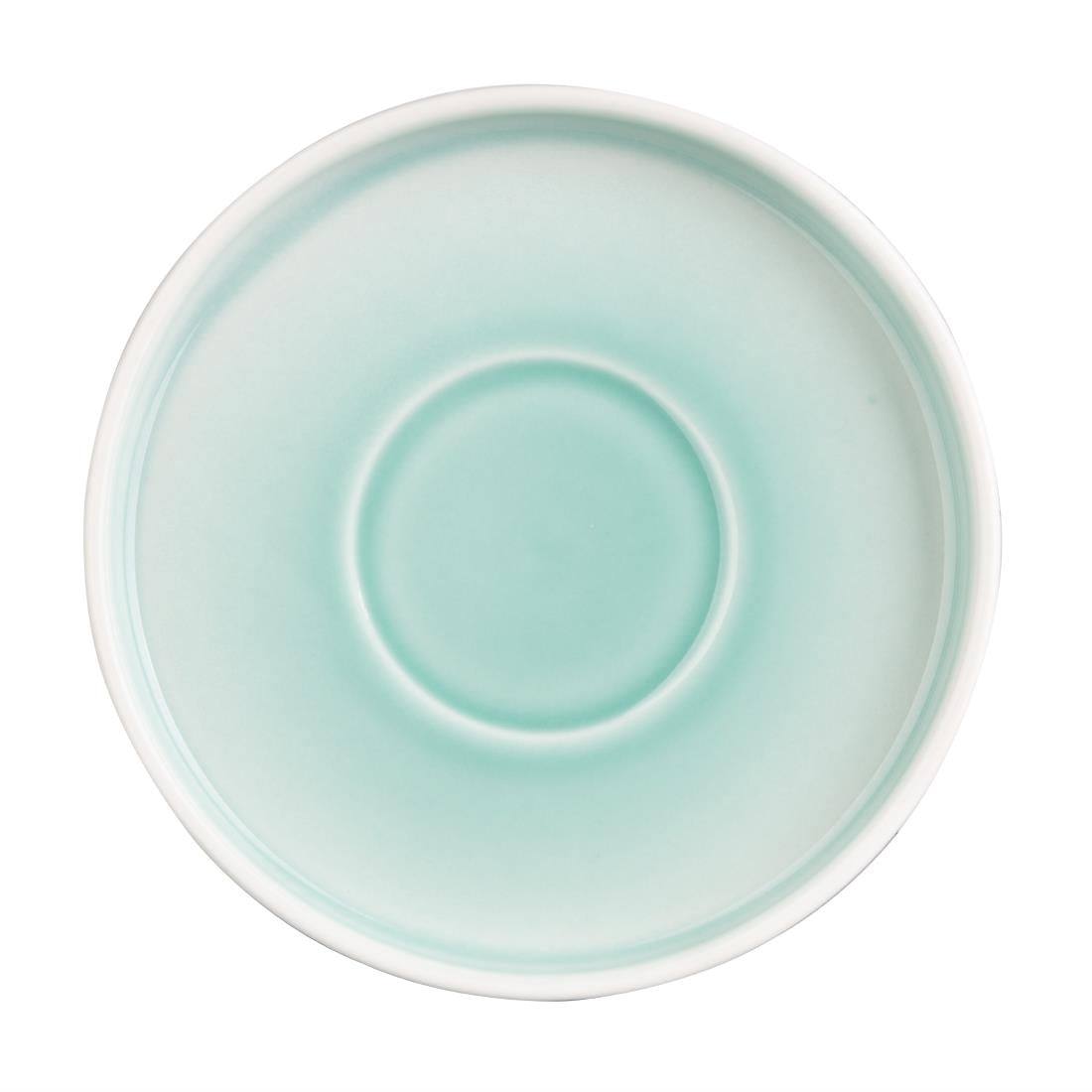 Olympia Fondant Saucers Mint 155mm for CU444 (6 Pack) (155(Ø)x21(H)mm. Pack Quantity: 6) • PAS-CU445
