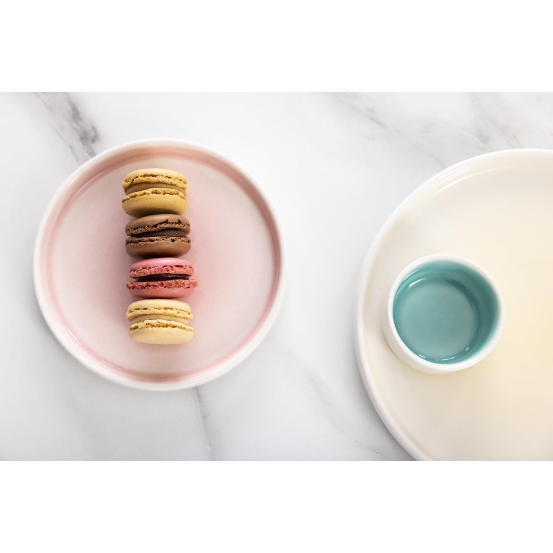 Olympia Fondant Plate Pink - 152mm 6" (6 Pack) (156(Ø)x19(H)mm. Pack Quantity: 6) • PAS-CU447