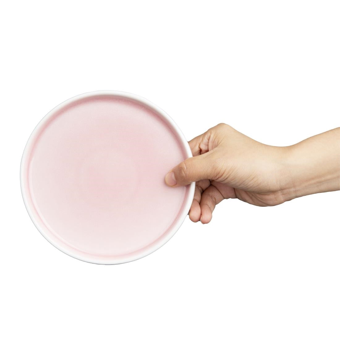 Olympia Fondant Plate Pink - 152mm 6" (6 Pack) (156(Ø)x19(H)mm. Pack Quantity: 6) • PAS-CU447