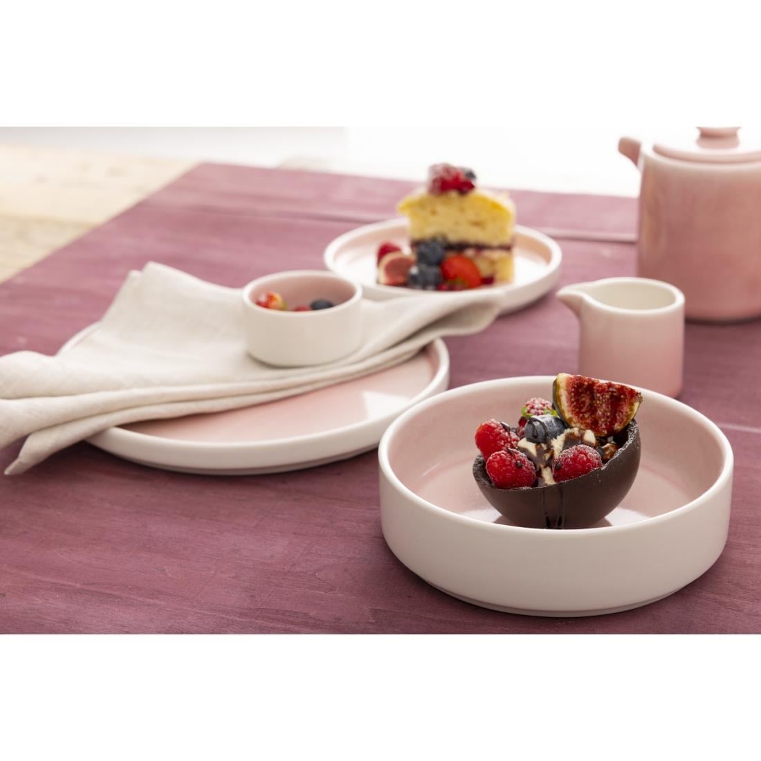 Olympia Fondant Stacking Bowl Pink - 215mm 8 1/2" (Box 4) • PAS-CU450