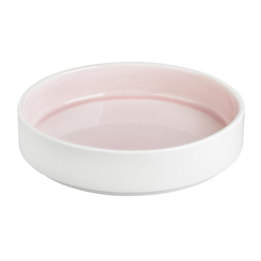 Olympia Fondant Stacking Bowl Pink - 215mm 8 1/2" (4 Pack) • PAS-CU450