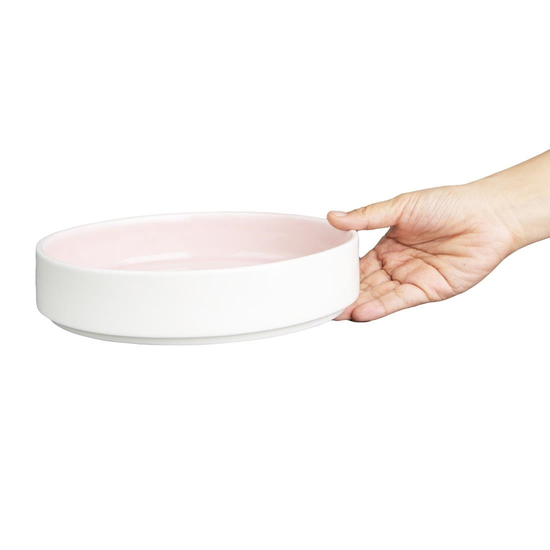 Olympia Fondant Stacking Bowl Pink - 215mm 8 1/2" (Box 4) • PAS-CU450