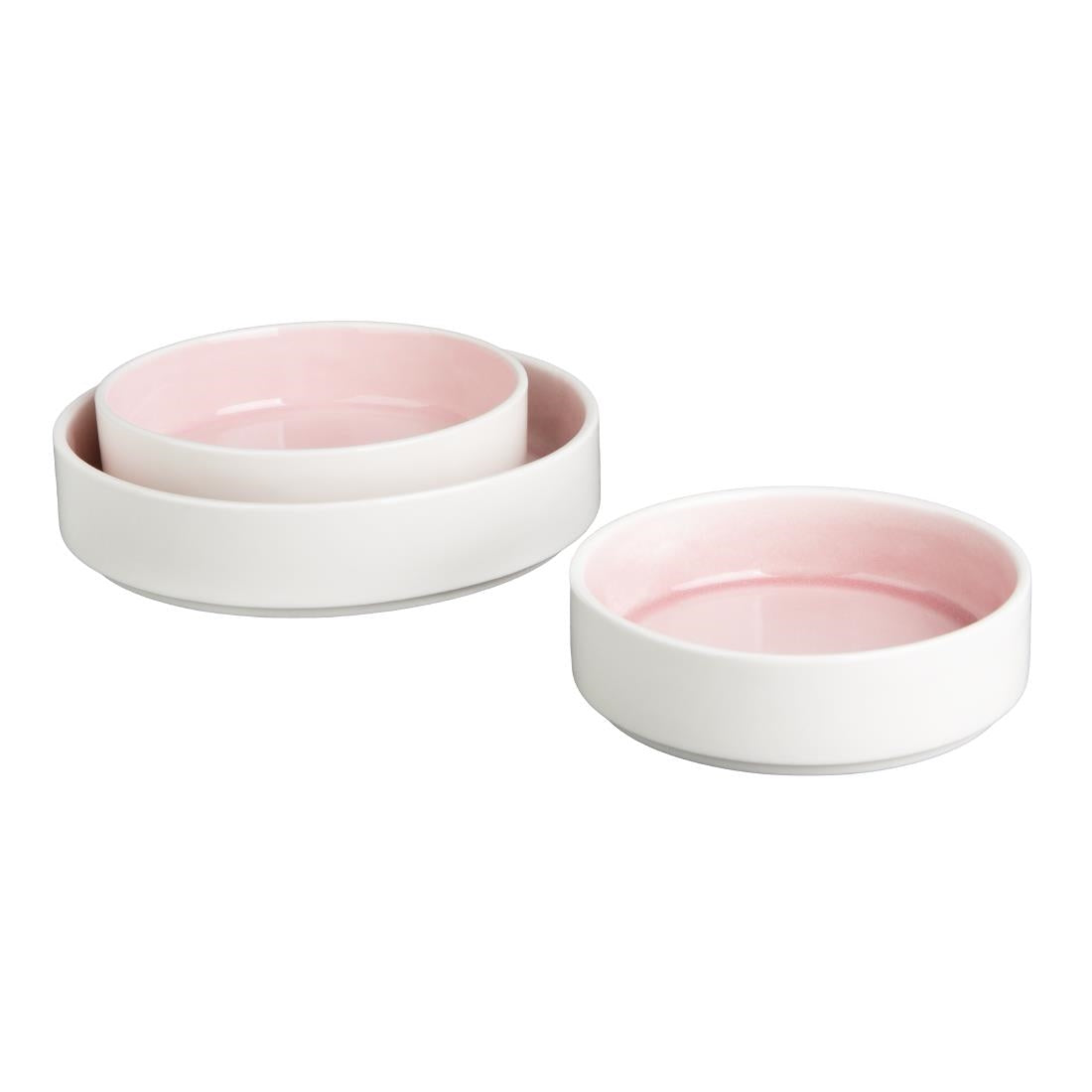 Olympia Fondant Stacking Bowl Pink - 215mm 8 1/2" (Box 4) • PAS-CU450