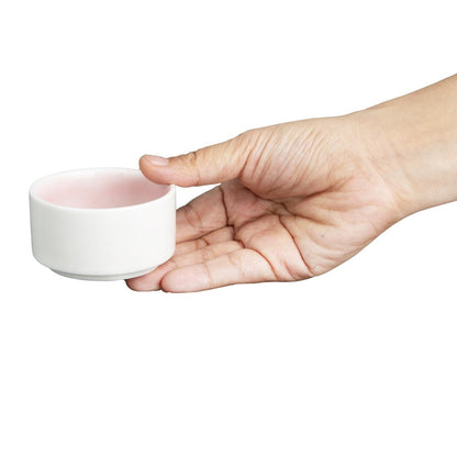 Olympia Fondant Dipping Dish Pink - 70mm 2 3/4" (12 Pack) • PAS-CU453