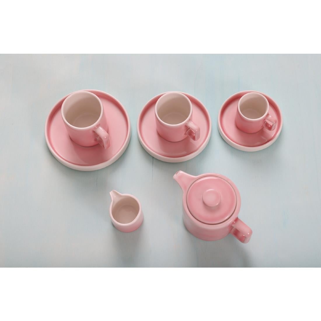 Olympia Fondant Cup Pink - 170ml 5 3/4fl oz (6 Pack) (65.5(Ø)x77(H)mm. Pack Quantity: 6) • PAS-CU460