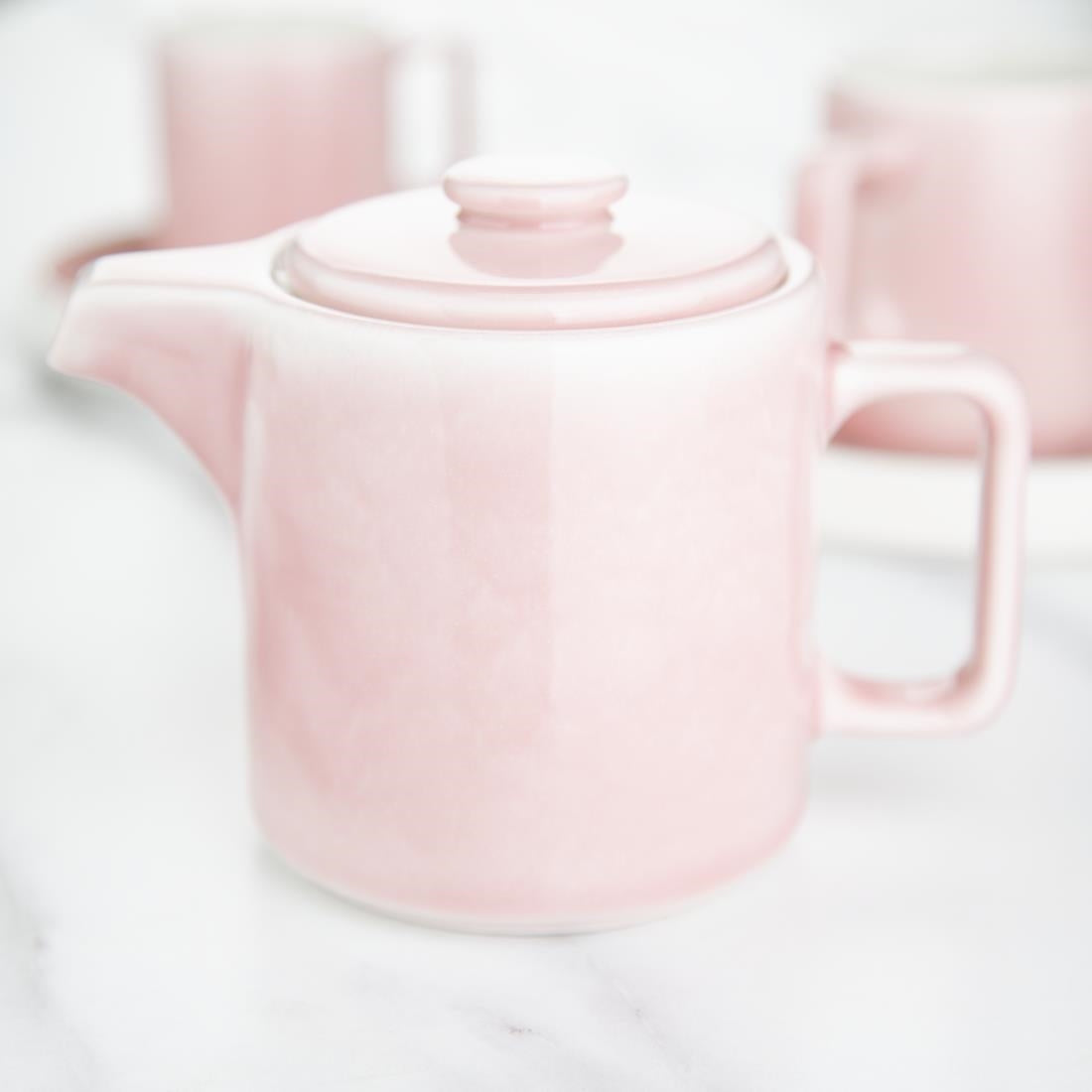 Olympia Fondant Tea Pot Pink - 450ml (2 Pack) (Pack of 2) • PAS-CU457