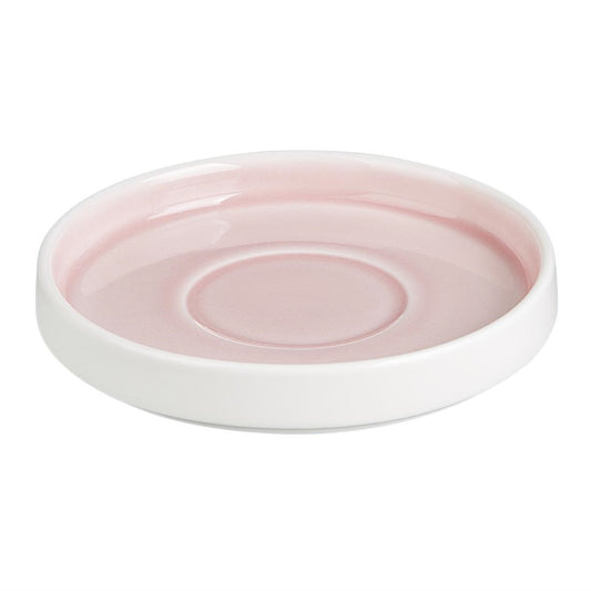Olympia Fondant Saucer Pink - 136mm for CU460 (6 Pack) (136(Ø)x21(H)mm. Pack Quantity: 6) • PAS-CU461