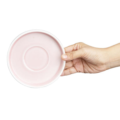 Olympia Fondant Saucer Pink - 136mm for CU460 (6 Pack) (136(Ø)x21(H)mm. Pack Quantity: 6) • PAS-CU461