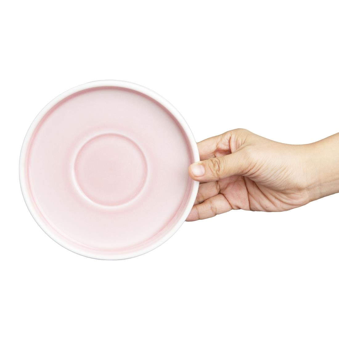 Olympia Fondant Saucer Pink - 155mm for CU462 (6 Pack) (Pack of 6) • PAS-CU463