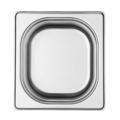 Vogue Heavy Duty Stainless Steel - GN 1/6 100mm • PAS-CU516