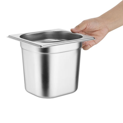 Vogue Heavy Duty Stainless Steel GN - 1/6 150mm • PAS-CU517
