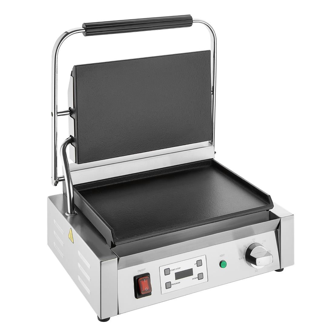Apuro Large Contact Grill Flat Plates with Timer • PAS-CU607-A