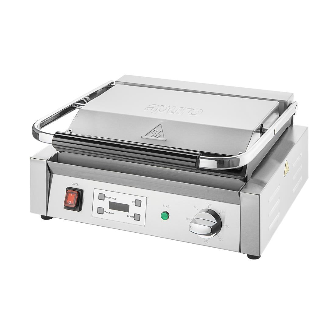 Apuro Extra Large Contact Grill Ribbed & Flat Plate • PAS-CU609-A