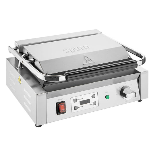 Apuro Extra Large Contact Grill Ribbed & Flat Plate • PAS-CU609-A