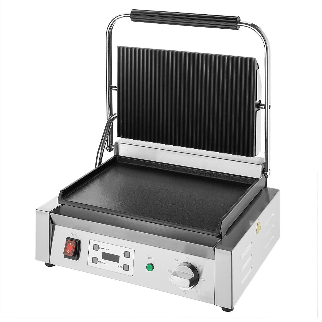 Apuro Extra Large Contact Grill Ribbed & Flat Plate • PAS-CU609-A