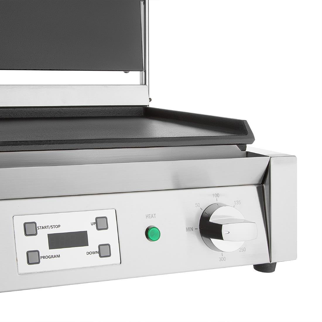 Apuro Double Contact Grill Flat Plates with Timer • PAS-CU610-A