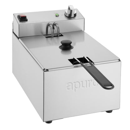Apuro Single Tank Fryer - 5Ltr - 2.8kW • PAS-CU617-A
