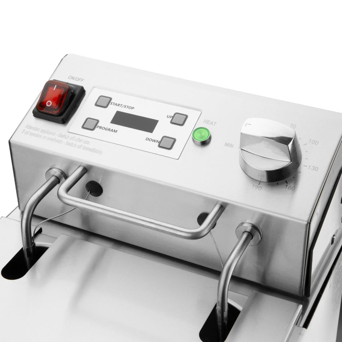 Apuro Single Electric Fryer with Timer 5Ltr • PAS-CU622-A
